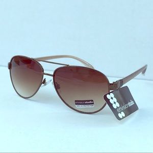 New Envision Studios Pilot SUNGLASSES tan CUTE